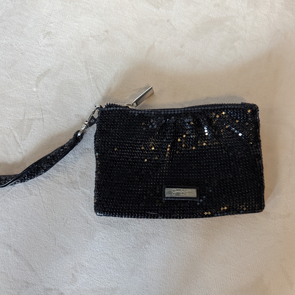 Small sequined wristlet